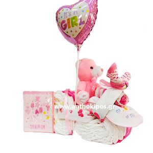 Delivery gift for newborn baby girl to Mitera maternity