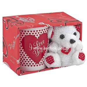 Gift cup with teddy bear