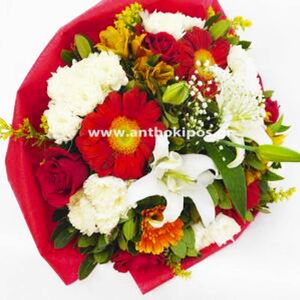 Love bouquet with flowers