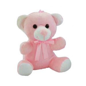 Λούτρινο ροζ αρκουδάκι για κορίτσι