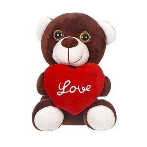 Teddy bear brown with heart love