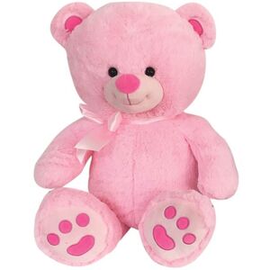 Pink teddy bear for newborn baby girl