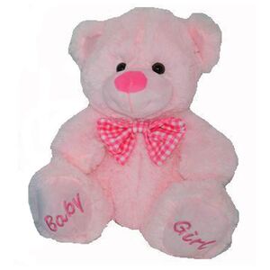 Teddy bear for newborn baby girl