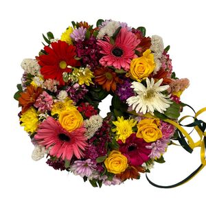 The first of May floral wreath