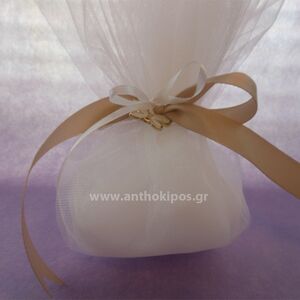 Μπομπονιέρα Γάμου τούλινη με μοτίφ παταλούδας