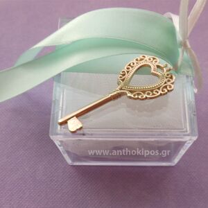 Wedding Favors, favor with box and a golden key