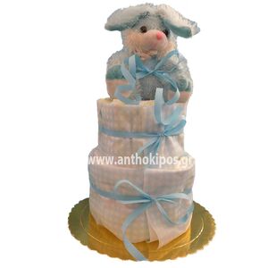 Diaper Cake for newborn baby boy