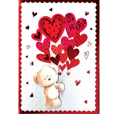 Greeting card (Love bear)