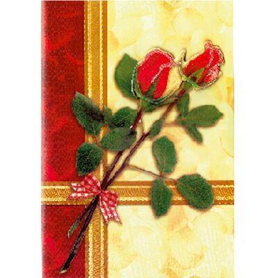 Ευχετήρια κάρτα (Με τριαντάφυλλα)