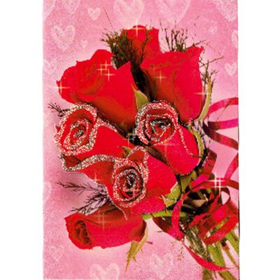 Greeting card (With roses)