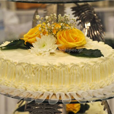Διακόσμηση γαμήλιας τούρτας