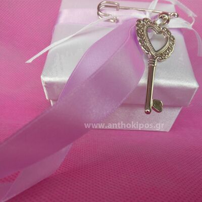 Wedding Favors, favor white box with heart key