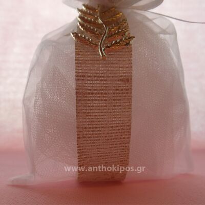 Wedding Favors, wedding favor pouch with olive branch and burlap