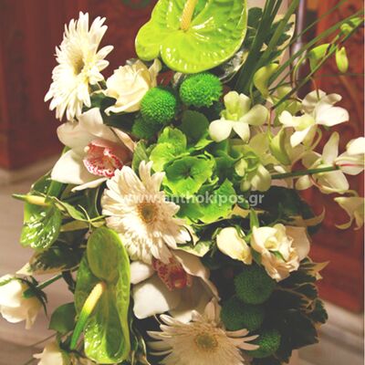 Λαμπάδες Γάμου με καταπληκτικά λουλούδια
