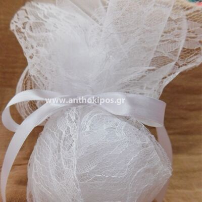 Wedding Favors, favor with lace and tulle