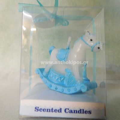 Christening Favor little horse that is also a candle