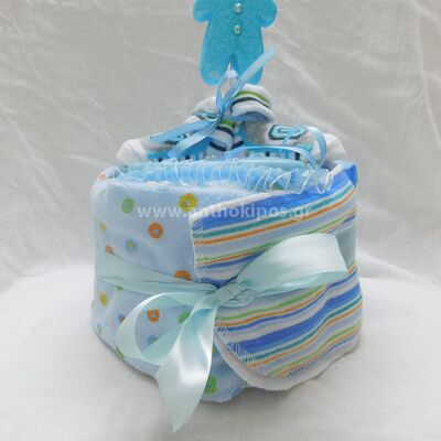 Diaper Cake for birth baby boy