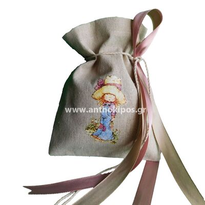 Sarah Kay Christening Favor in a pouch