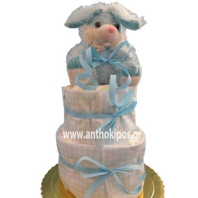 Diaper Cake for newborn baby boy