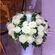 Indoor Wedding Decoration with white compositions