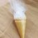 Wedding Favors, favor cone with lace and tulle