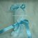 Christening Favor candy in light blue shade