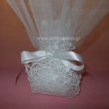 Wedding Favors, favor with tulle and circles