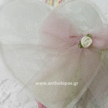 Christening Favor with hanging special heart