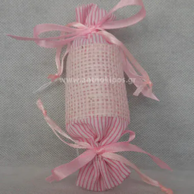 Christening Favor candy in pink shade