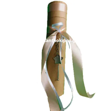 Christening bonbonniere with paper roll together with fairy keychain