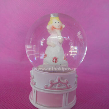 Christening Favor snowball princess