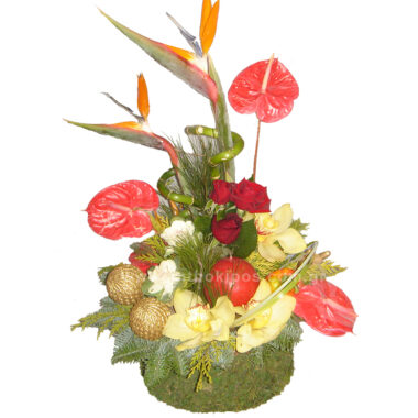 Christmas - New Year flower impressive arrangement