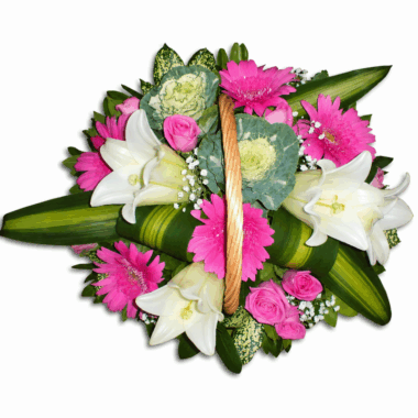 Υπέροχη σύνθεση λουλουδιών