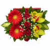 Flower arrangement in trunk