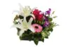 Basket with fresh flowers