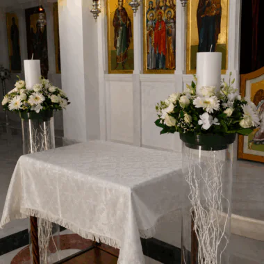 Λαμπάδες Γάμου με ιδιαίτερες και μοντέρνες βάσεις