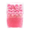 Pink roses in glass
