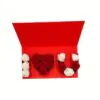 Red box i love you with for ever roses