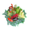 Χριστουγεννιάτικη-Πρωτοχρονιάτικη ανθοσύνθεση