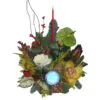 Christmas - New Year flower arrangement in trunk