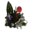 Christmas - New Year flower arrangement in trunk