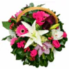Flowers in a basket