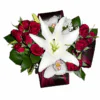Arrangement of fresh flowers