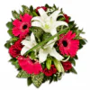 Basket with fresh flowers