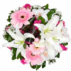 Round floral arrangement