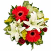Arrangement with natural flowers