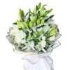 Bouquet of flowers for condolences